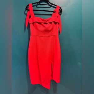 Stylestalker Vibrant Red Mini Dress